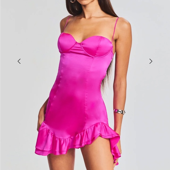 NEW Retrofete SILVANA SILK DRESS XS - Picture 1 of 5